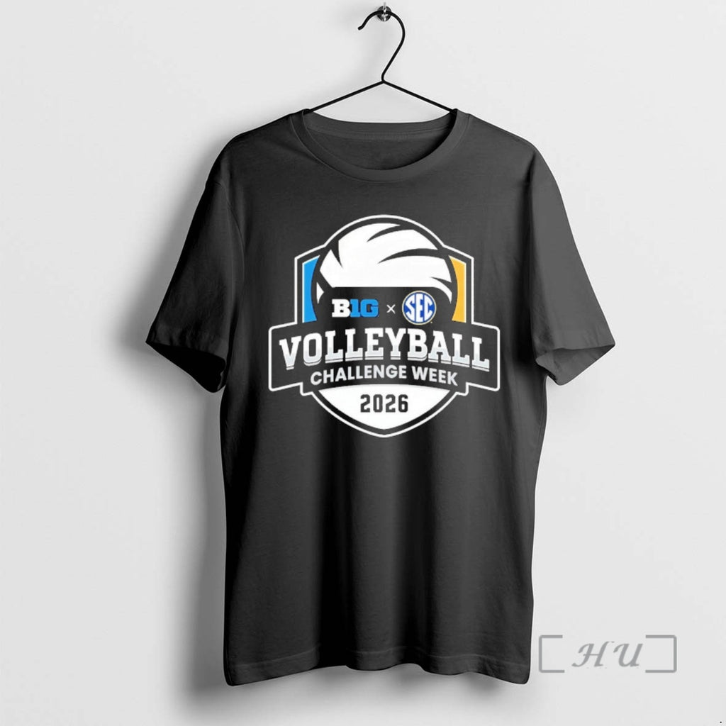 Officials Inaugural Big Ten Sec Volleyball Challenge 2026 Logo