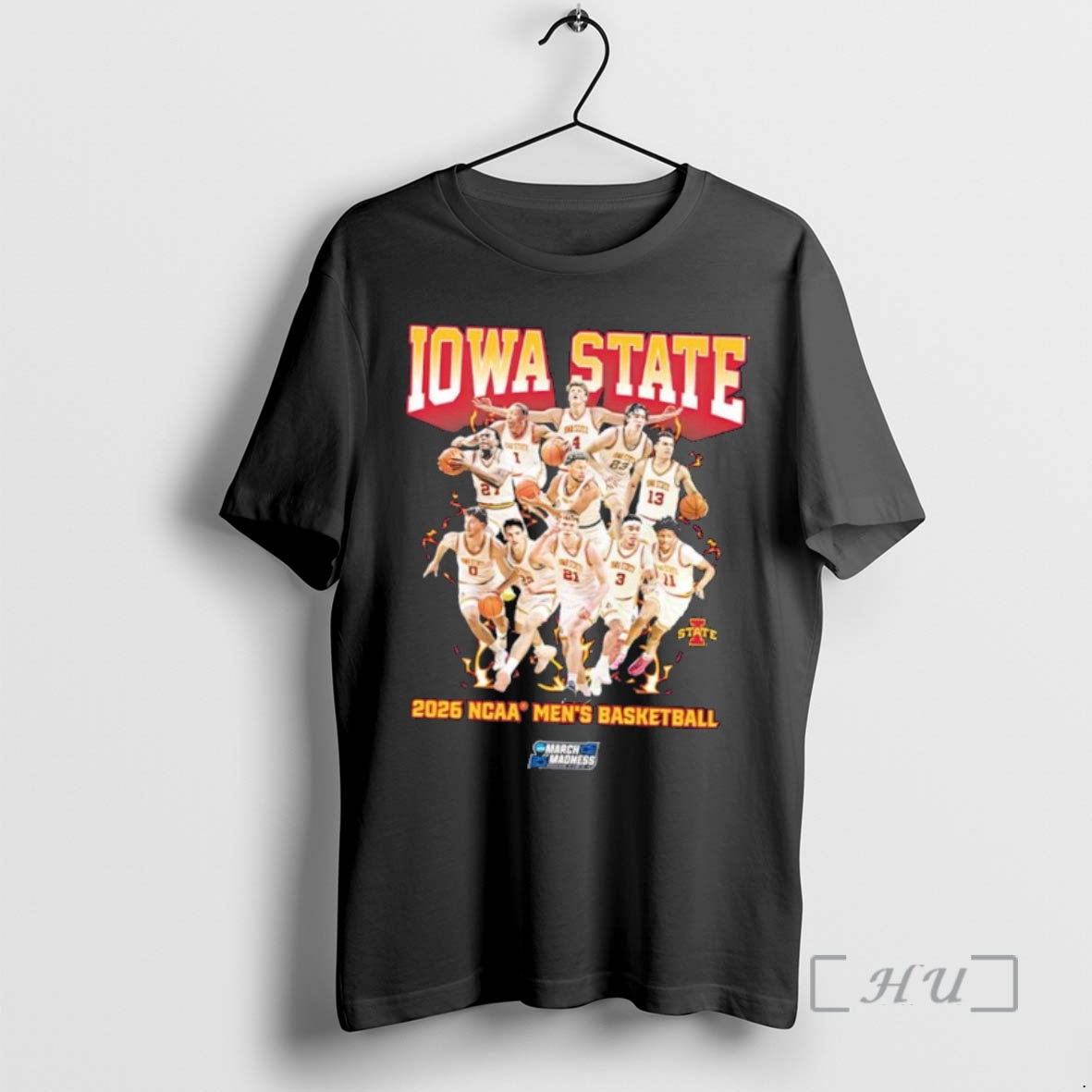 Officials Iowa State Cyclones 2026 Ncaa March Madness Mens Basketball Team Premium T Shirts Sweater