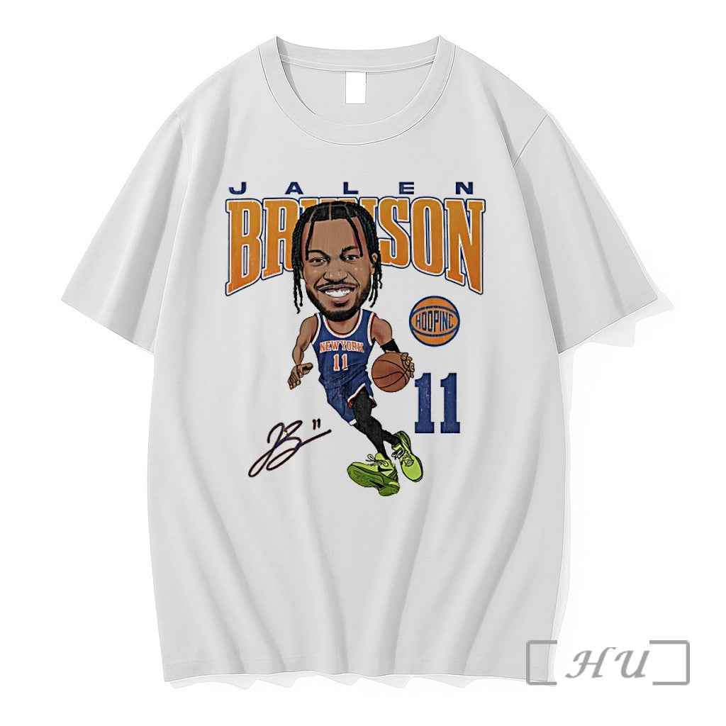 Officials Jalen Brunson 11 New York Knicks Signature Caricature Comic