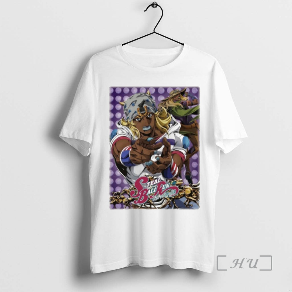 Officials Johnny Joestar Steel Ball Run Jojos Bizarre Adventure Shirts