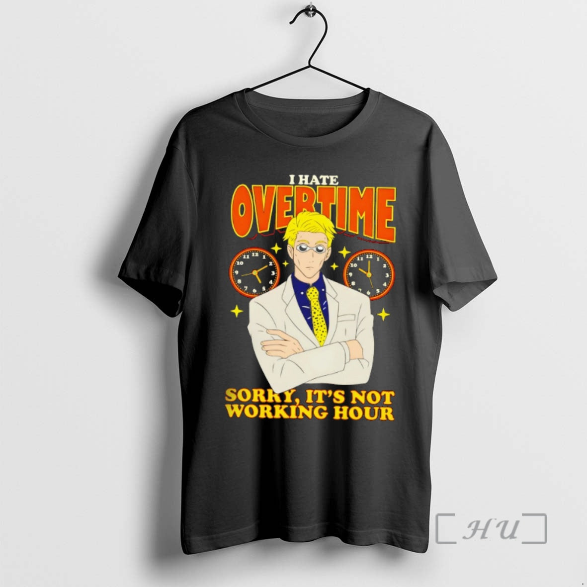 Officials Jujutsu Kaisen Anime I Hate Overtime Sorry Its Not Working Hour Premium T Shirts