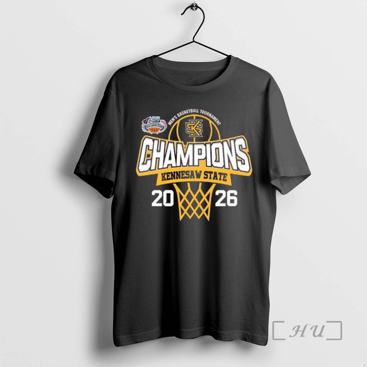 Officials Kennesaw State Owls 2026 C Usa Mens Basketball Tournament Champions Premium T Shirts Sweater