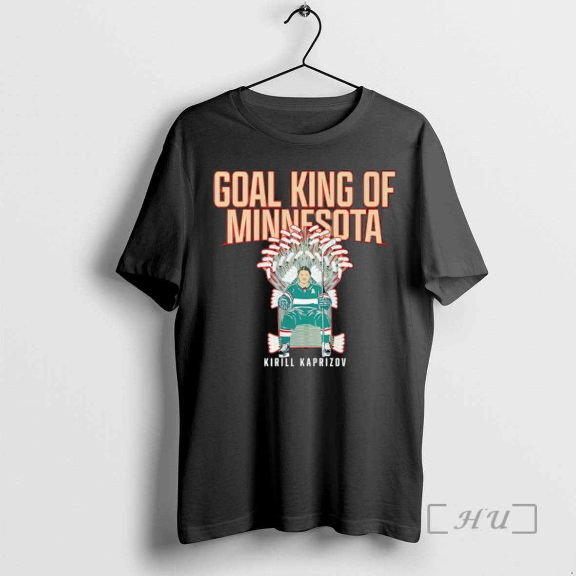 Officials Kirill Kaprizov Minnesota Wild Hockey Nhl Goal King Of Minnesota Premium T Shirts Sweater