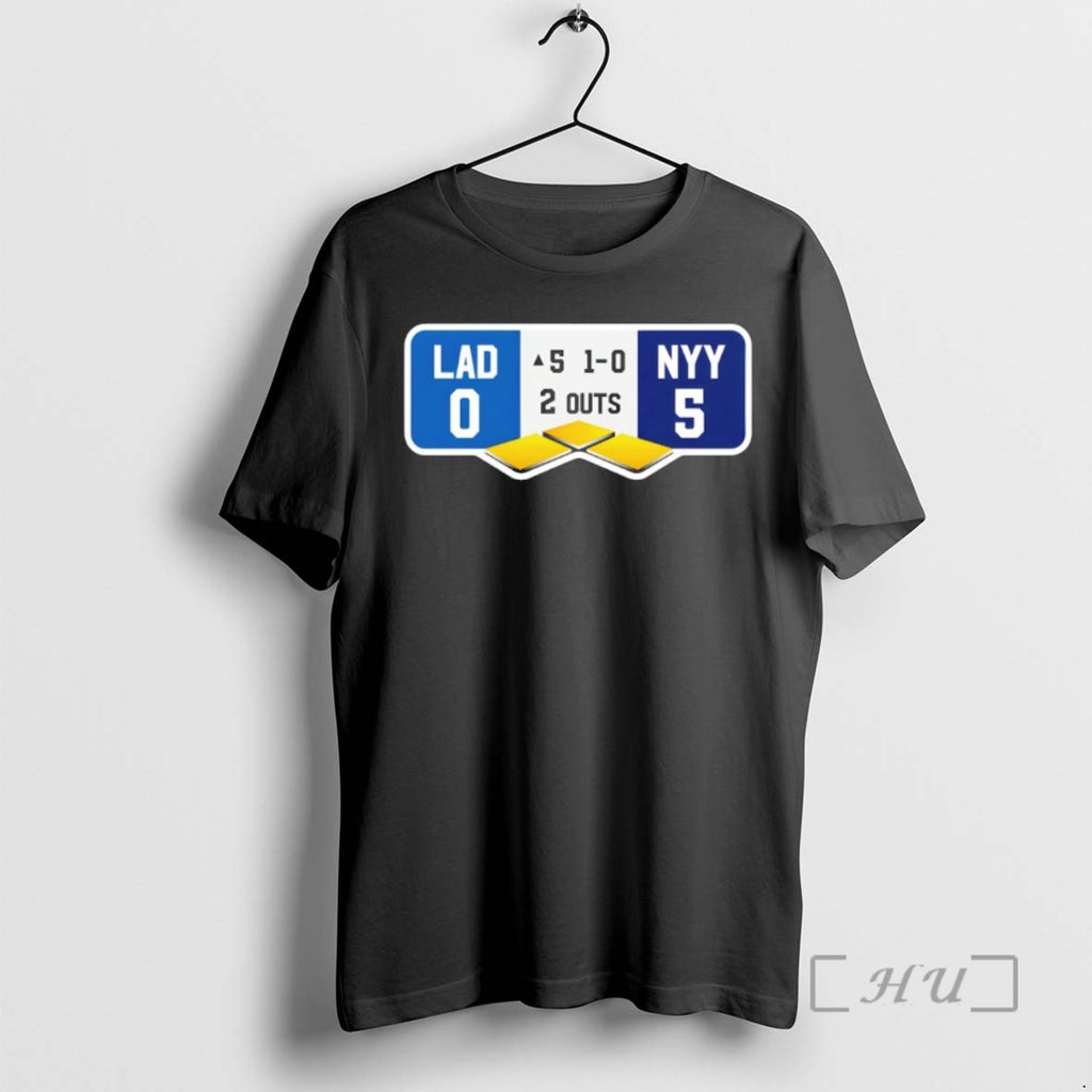 Officials La Dodgers Vs Ny Yankees 0 5 World Series Baseball 2026 Premium T Shirts