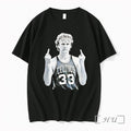 Officials Larry Bird Middle Finger Graphic Basketball Legend