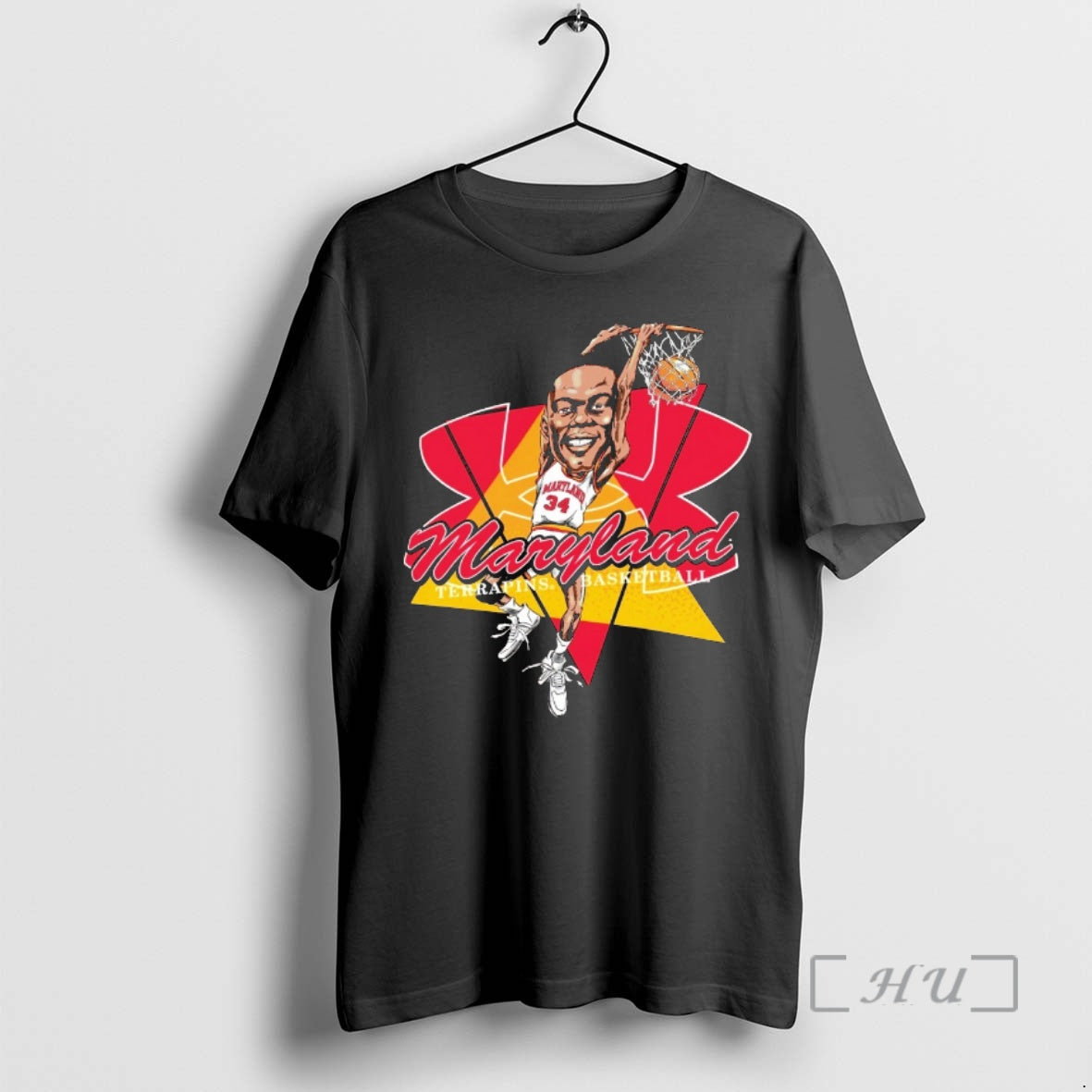 Officials Len Bias Maryland Terrapins Mens Basketball Player Graphic Caricature
