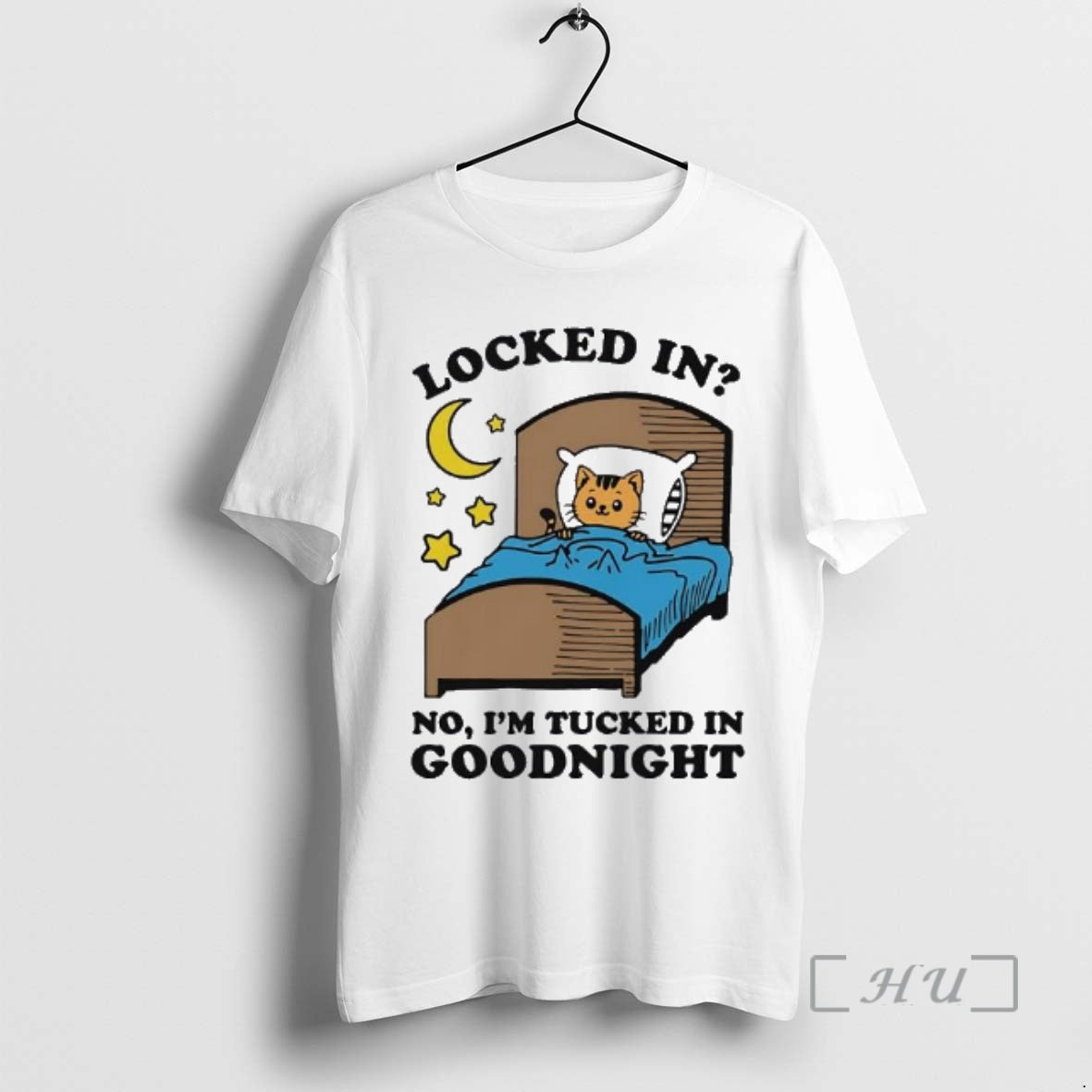 Officials Locked In No Im Tucked In Goodnight Cat Bed