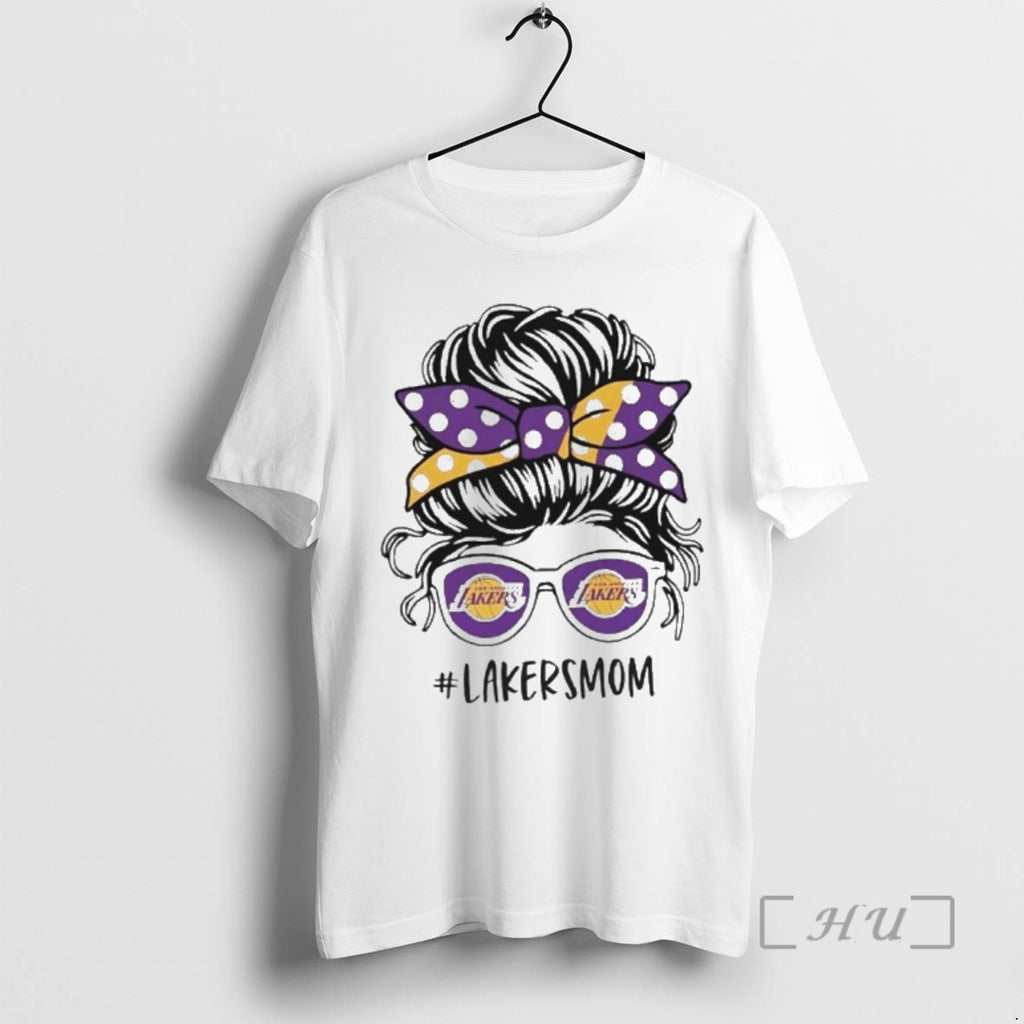 Officials Los Angeles Lakers Mom Messy Bun