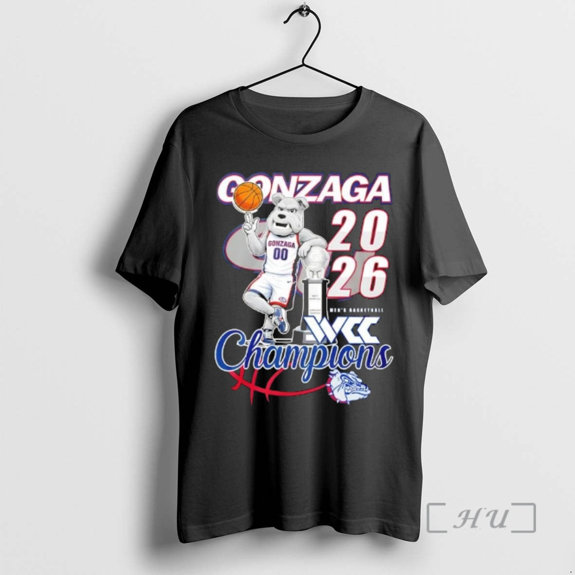 Officials Mascot Gonzaga Bulldogs Mens Basketball Champions