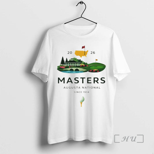 Officials Masters Augusta National Golf Course Graphic 2026 Tournament