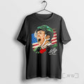 Officials Matt Boldy Minnesota Wild Usa Flag Portrait Signature