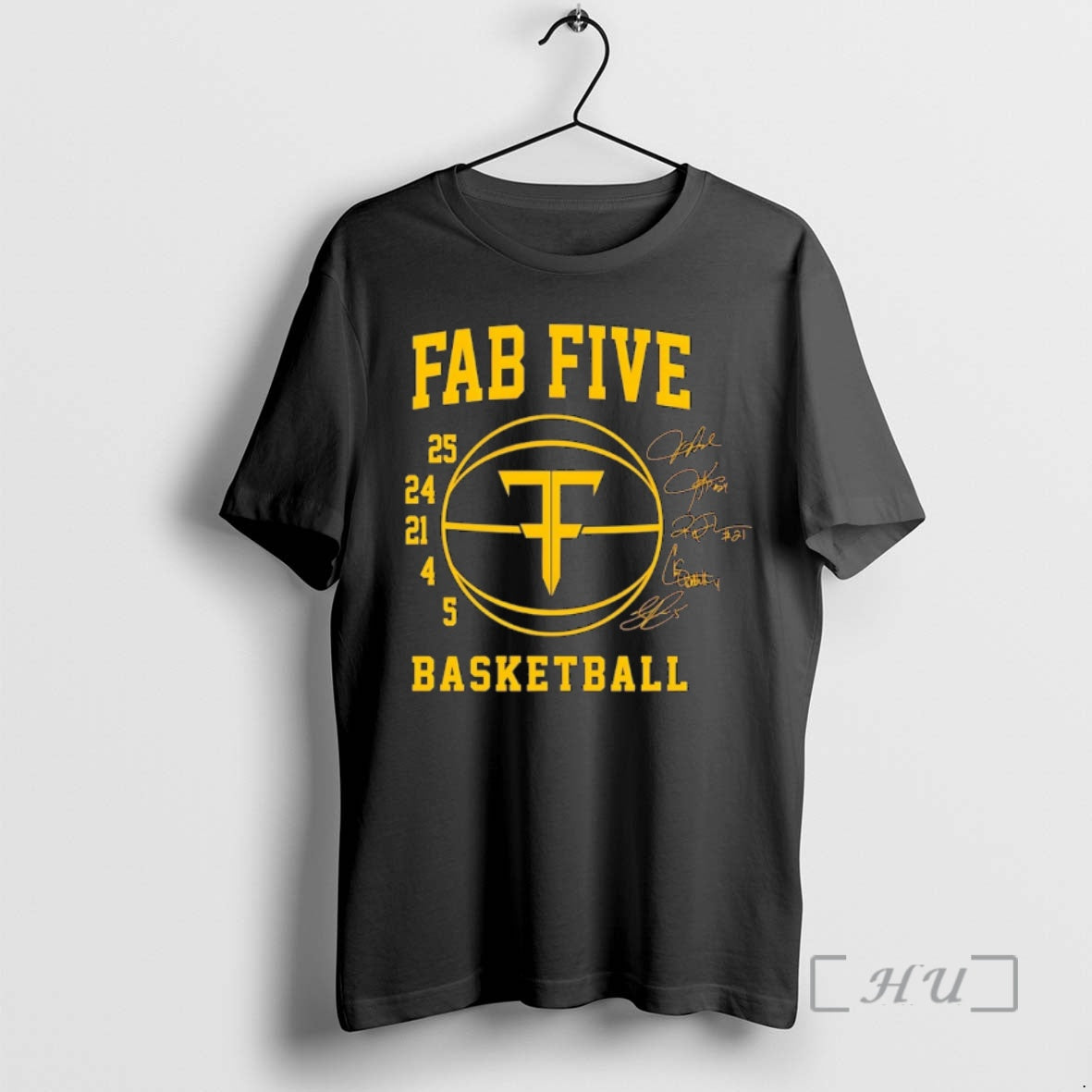 Officials Michigan 2026 Basketball National Champions Fab Five Signature