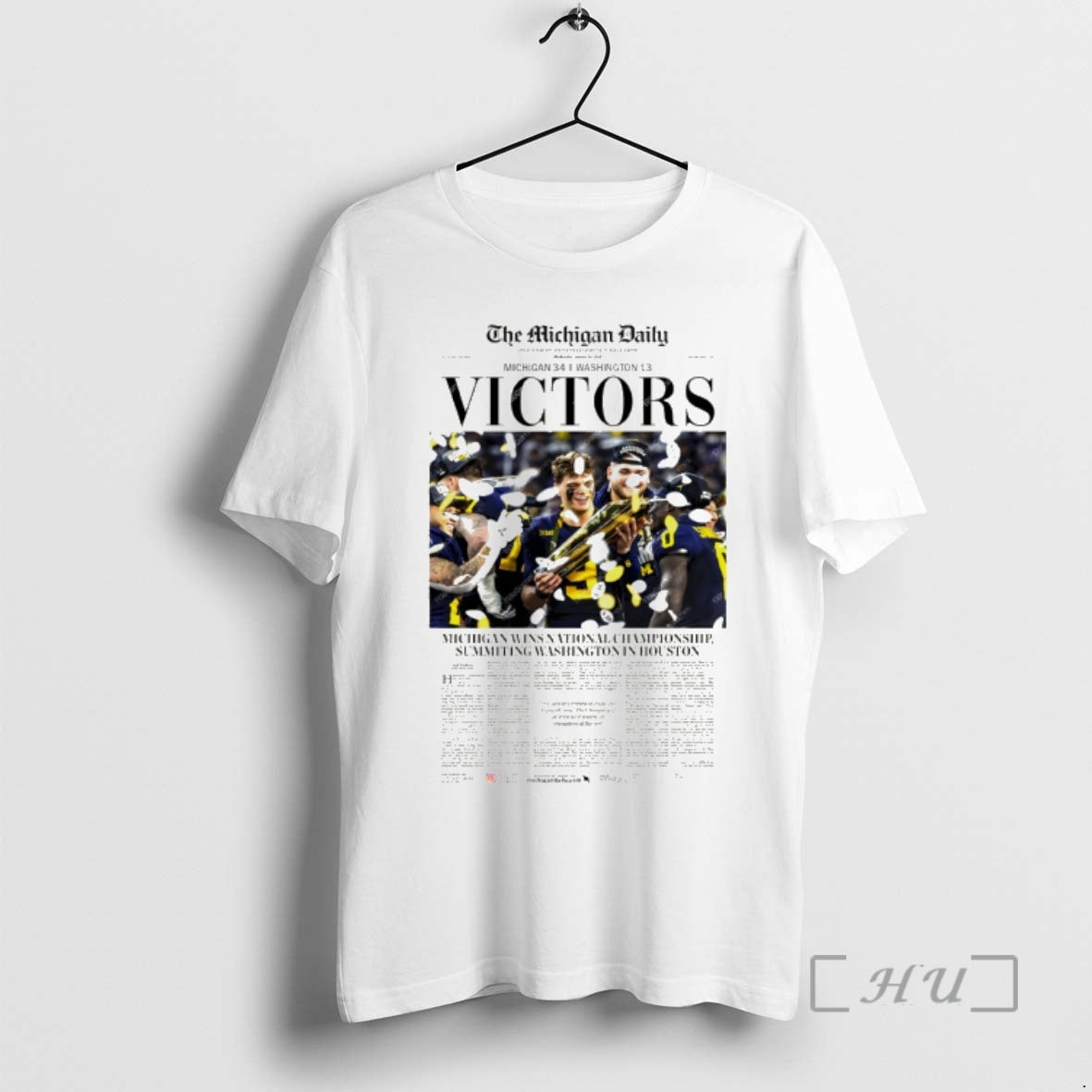 Officials Michigan Wolverines Basketball National Championship Victors Michigan Wins National Championship Premium T Shirts Sweater