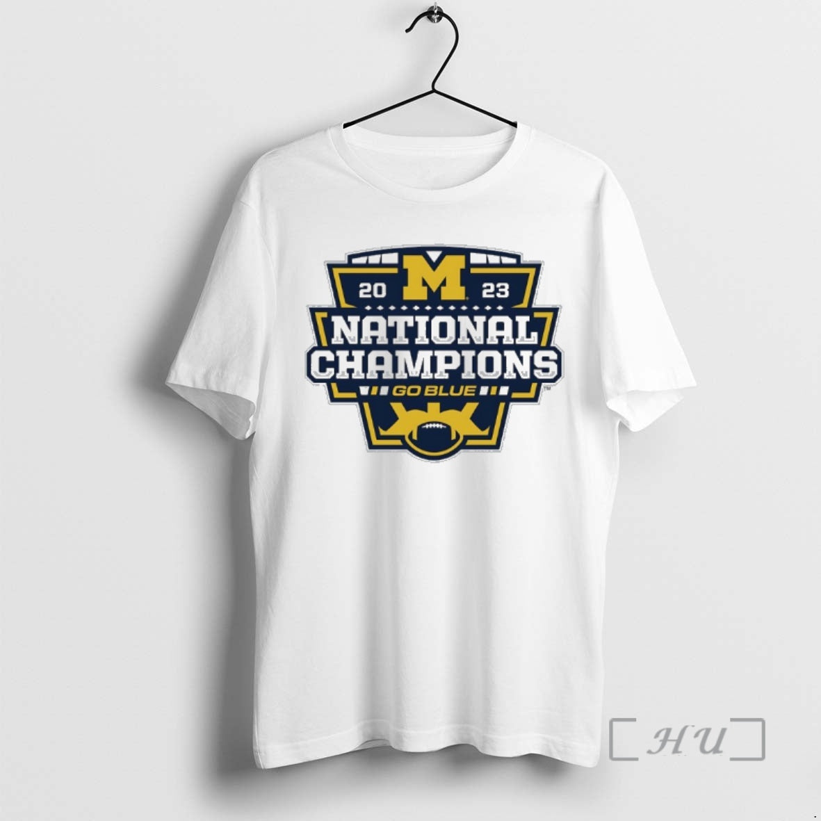 Officials Michigan Wolverines Mbb National Champions Go Blue Logo 2023