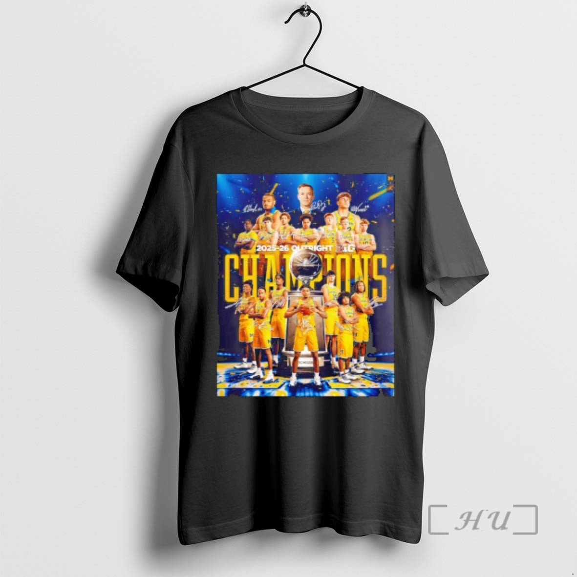 Officials Michigan Wolverines Mens Basketball 2025 2026 Outright Big 10 Champions Premium T Shirts Sweater
