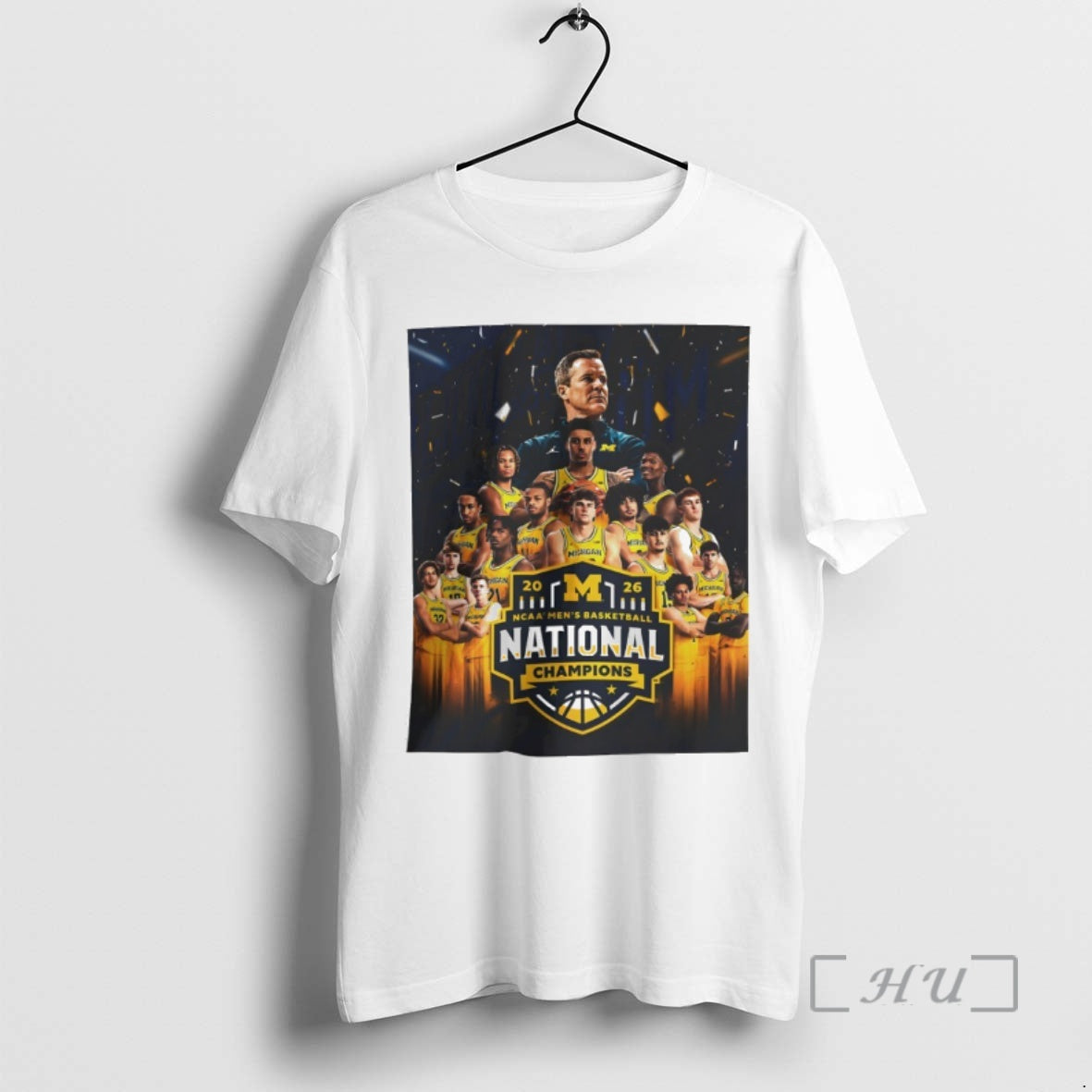 Officials Michigan Wolverines National Champions Basketball Team Ncaa Logo