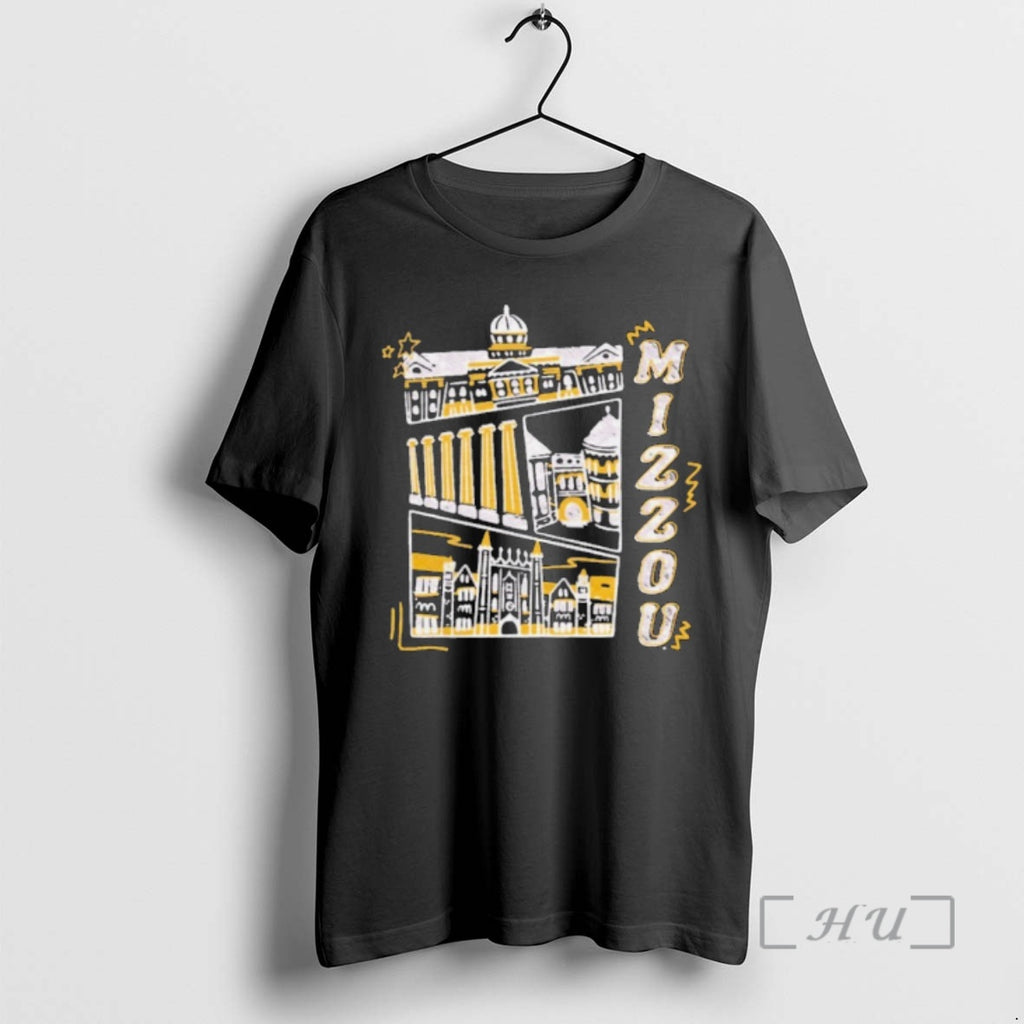 Officials Missouri Tigers Campus Landmarks Vintage