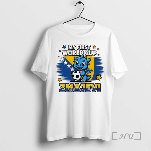 Officials My First World Cup Bosnia Zmajevi Bosnian Soccer Game Day 2026 Premium T Shirts