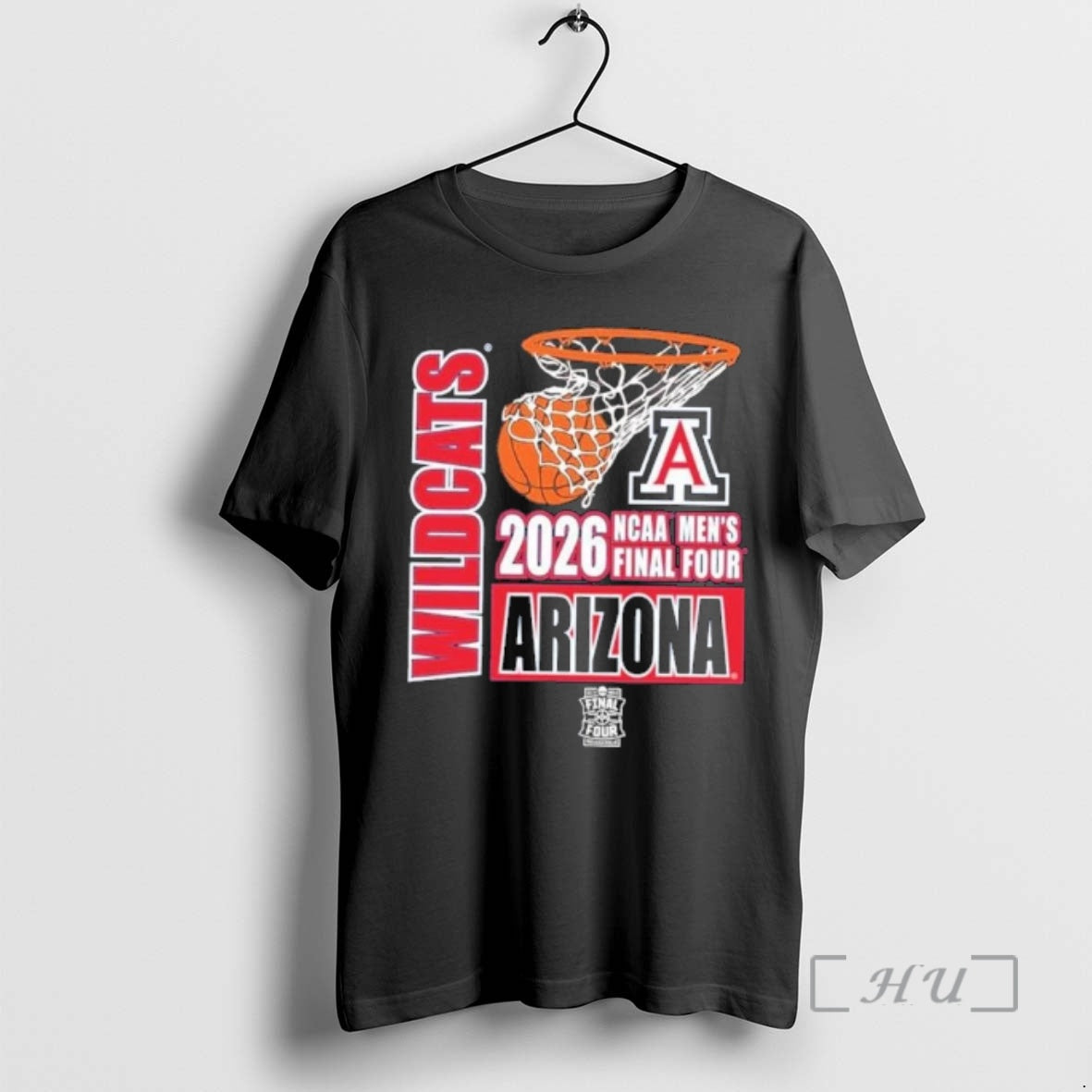 Officials Ncaa Arizona Wildcats 2026 Mens Final Four Nothing But Net Premium T Shirts Sweater
