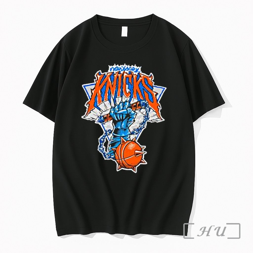 Officials New York Knicks New York Knicks Morning Star Mace Basketball Team Premium T Shirts