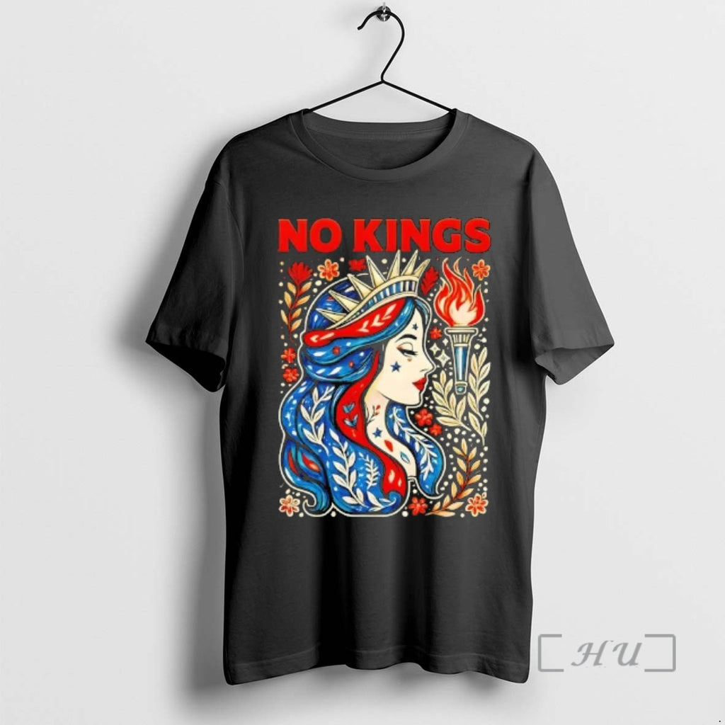 Officials No Kings Retro Illustration