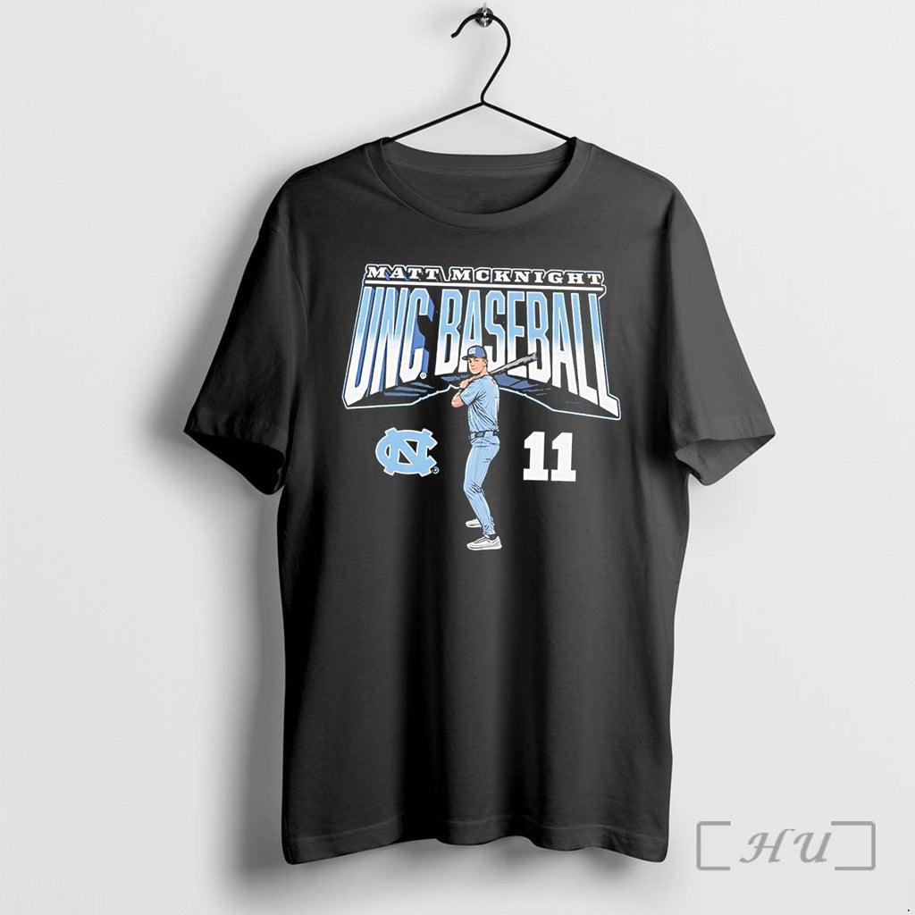 Officials North Carolina Tar Heels Matt Mcknight Posing Vintage Tee