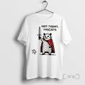 Officials Not Today Fascists Opossum Warrior Doodle Meme No Kings Anti Trump Premium T Shirts