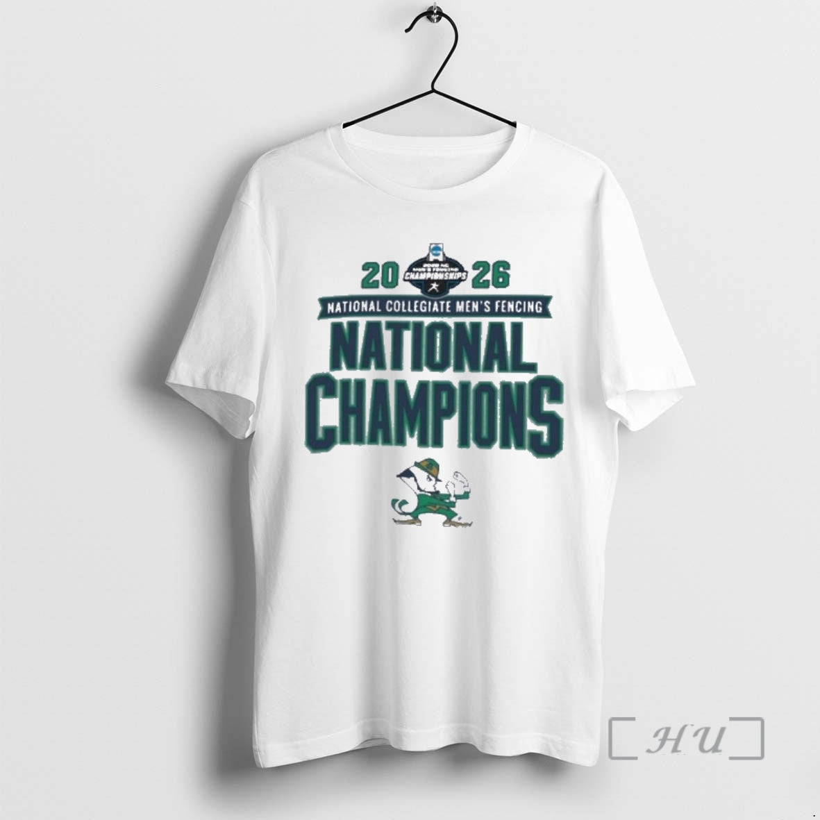 Officials Notre Dame Fighting Irish 2026 Ncaa Di Mens Fencing National Champions Premium T Shirts