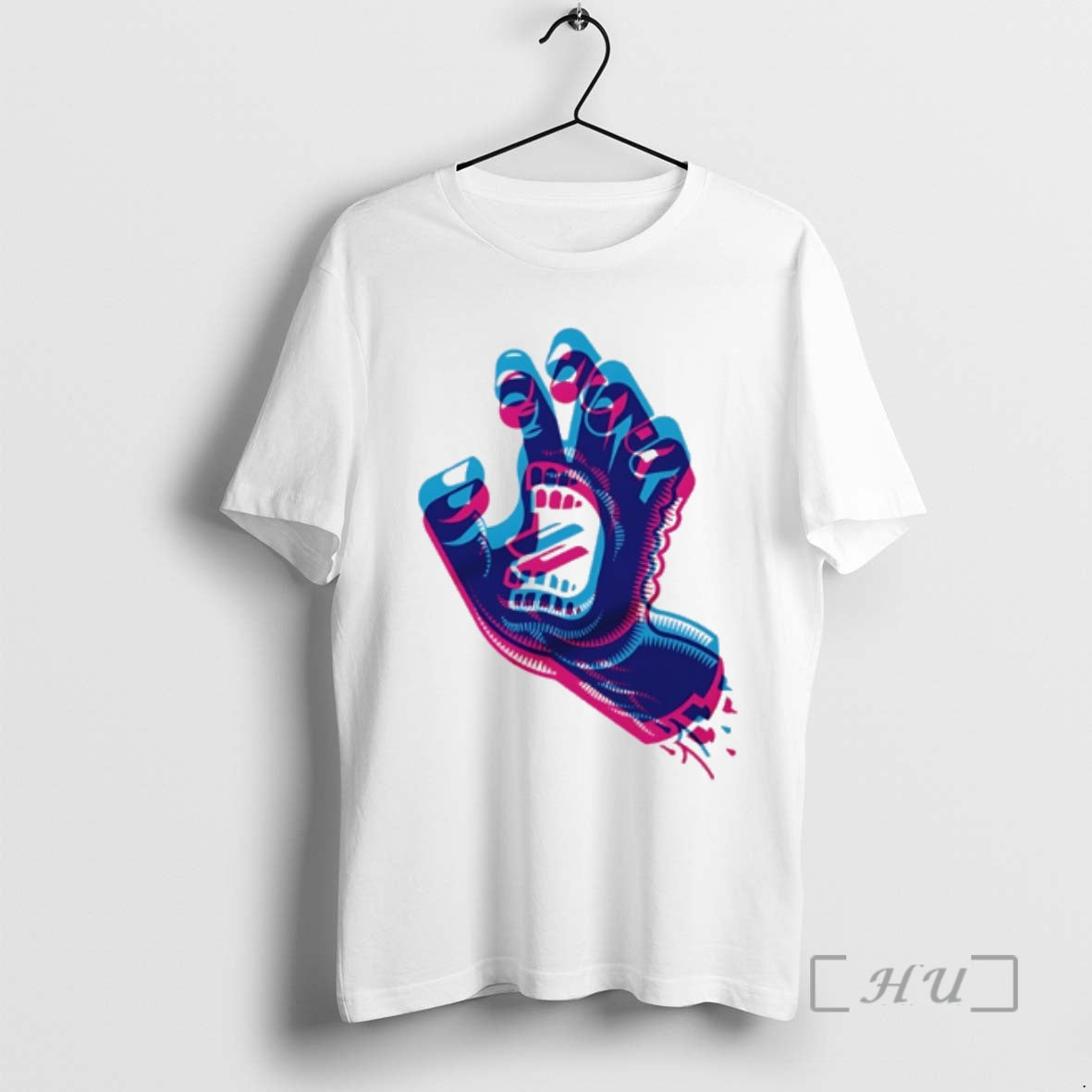 Officials Offset Scream Hand Graphic