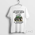 Officials Old Man Drives Tractor Eighties