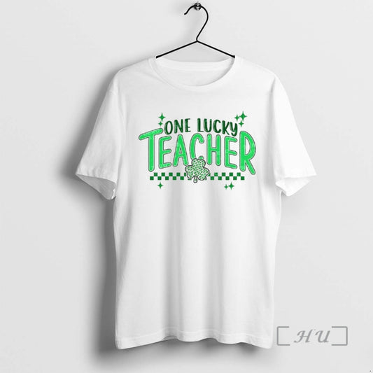 Officials One Lucky Teacher Shamrock St Patricks Day