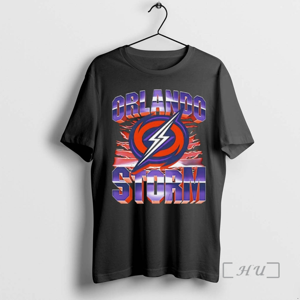 Officials Orlando Storm Football Logo Graphic Vintage