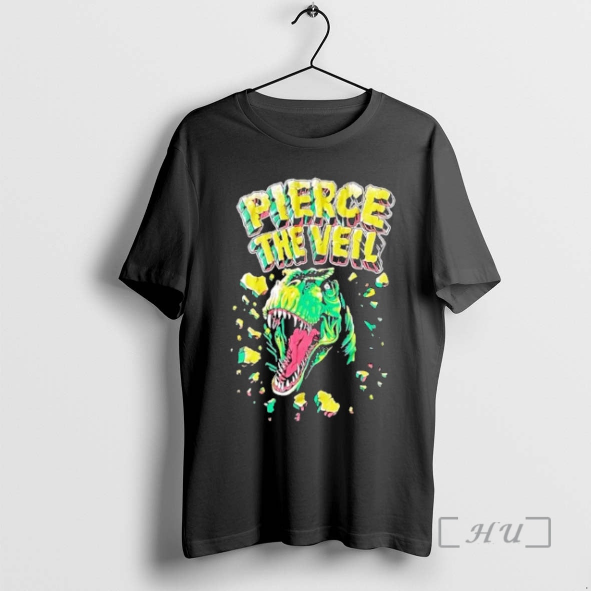 Officials Pierce The Veil Dinosaur T Rex Colorful Art