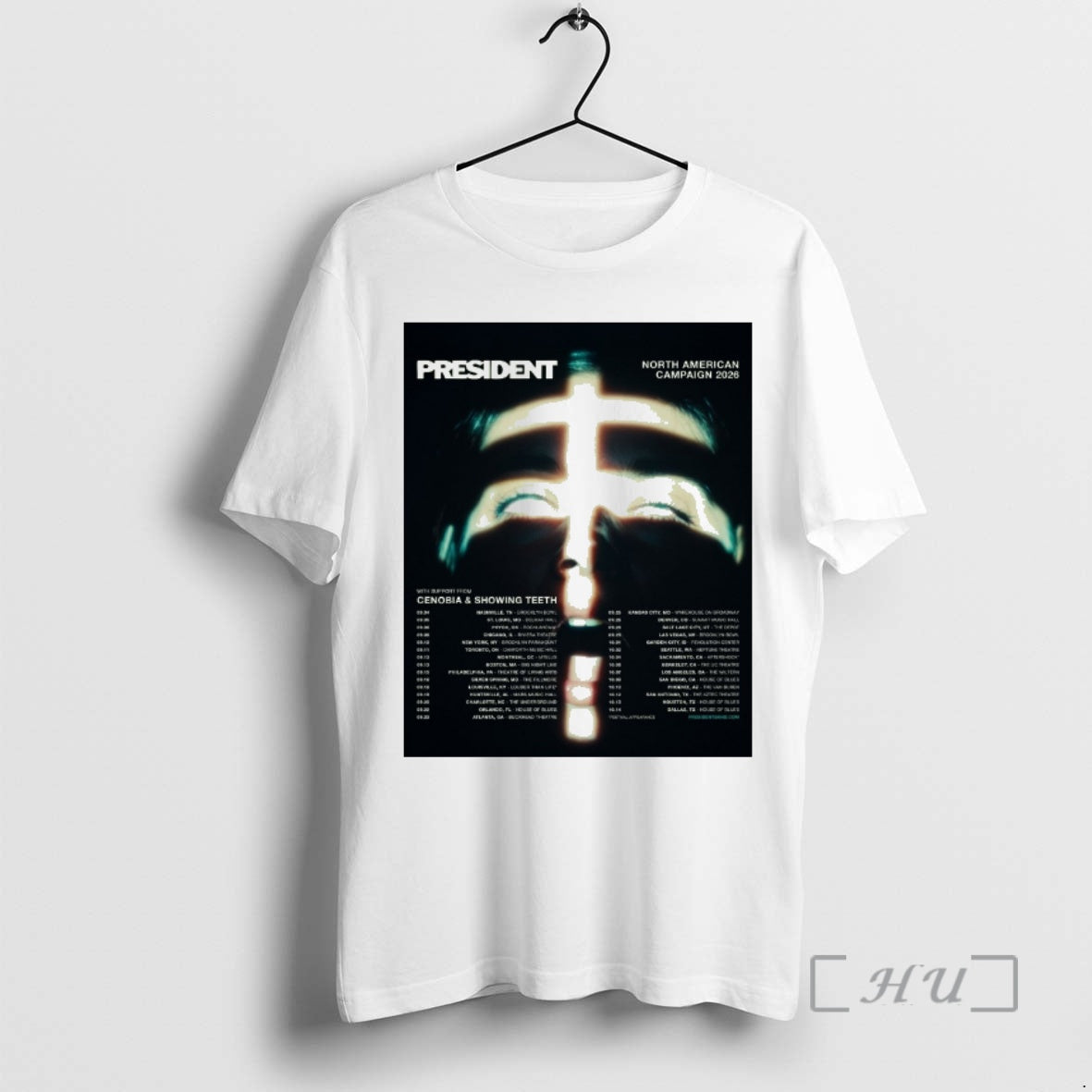 Officials President North American Campaign 2026 With Cenobia And Showing Teeth Premium T Shirts Sweater