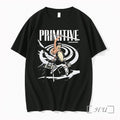 Officials Primitive Attack On Titan Eren Yeager Swinging Sword Graphic
