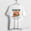 Officials Punch The Monkey My Emotional Support Animal Mount Fuji Retro Premium T Shirts Sweater