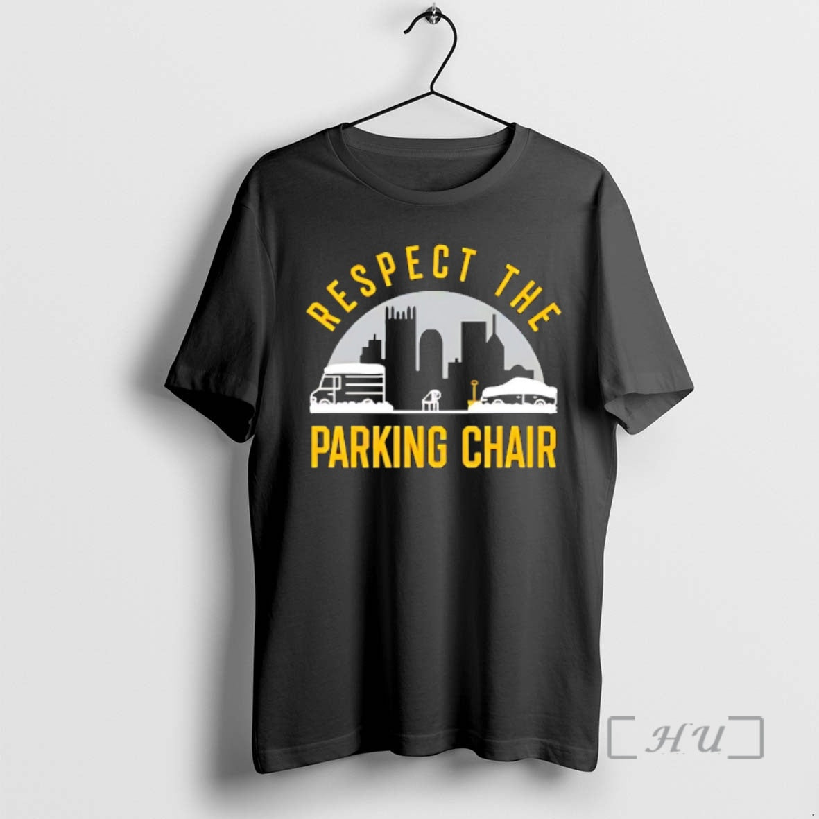 Officials Respect The Parking Chair City Skyline