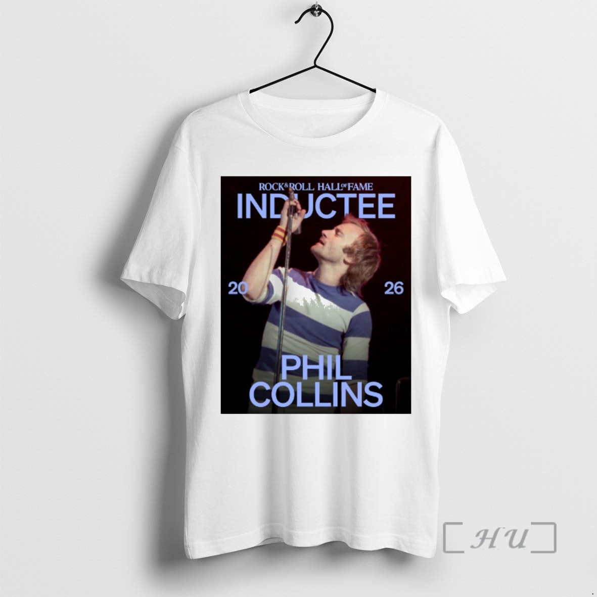Officials Rock Roll Hall Of Fame Class Of 2026 Inductee Phil Collins Premium T Shirts