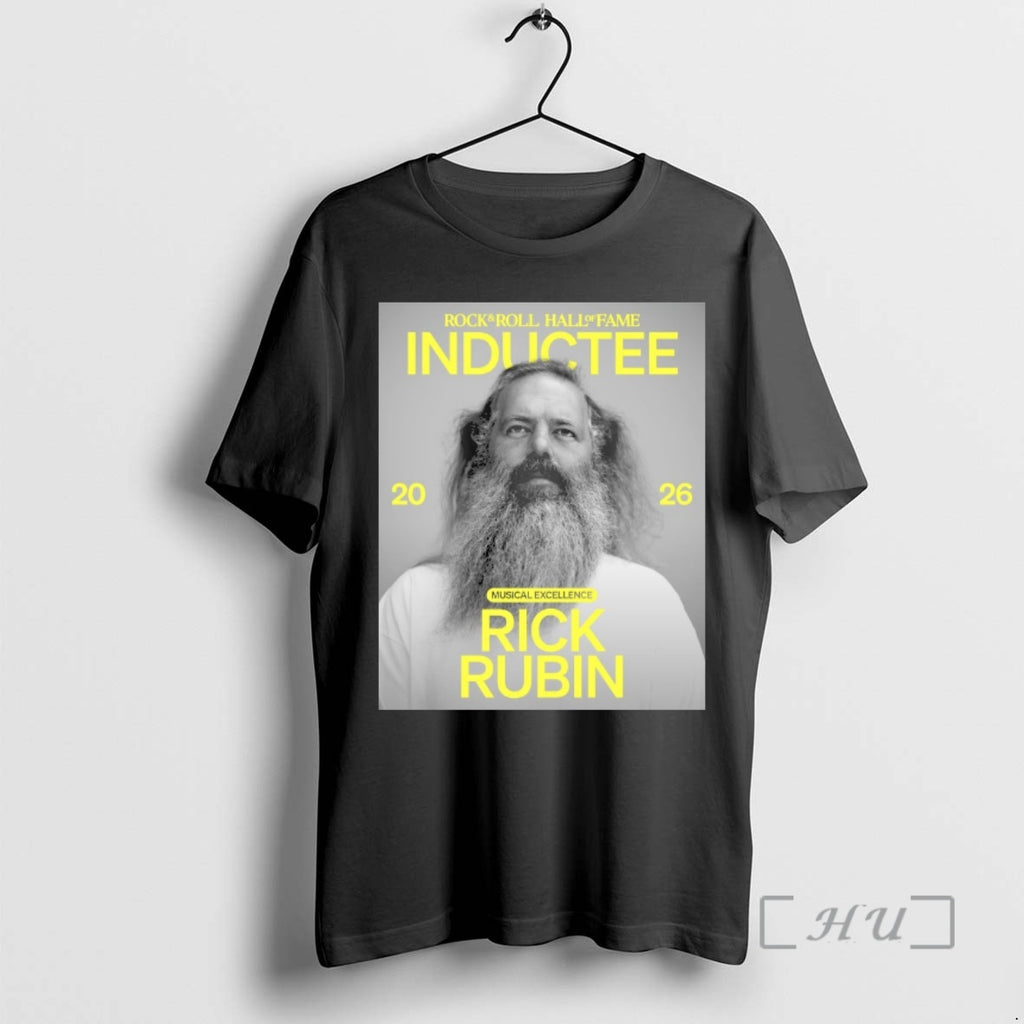 Officials Rock Roll Hall Of Fame Class Of 2026 Inductee Rick Rubin Premium T Shirts