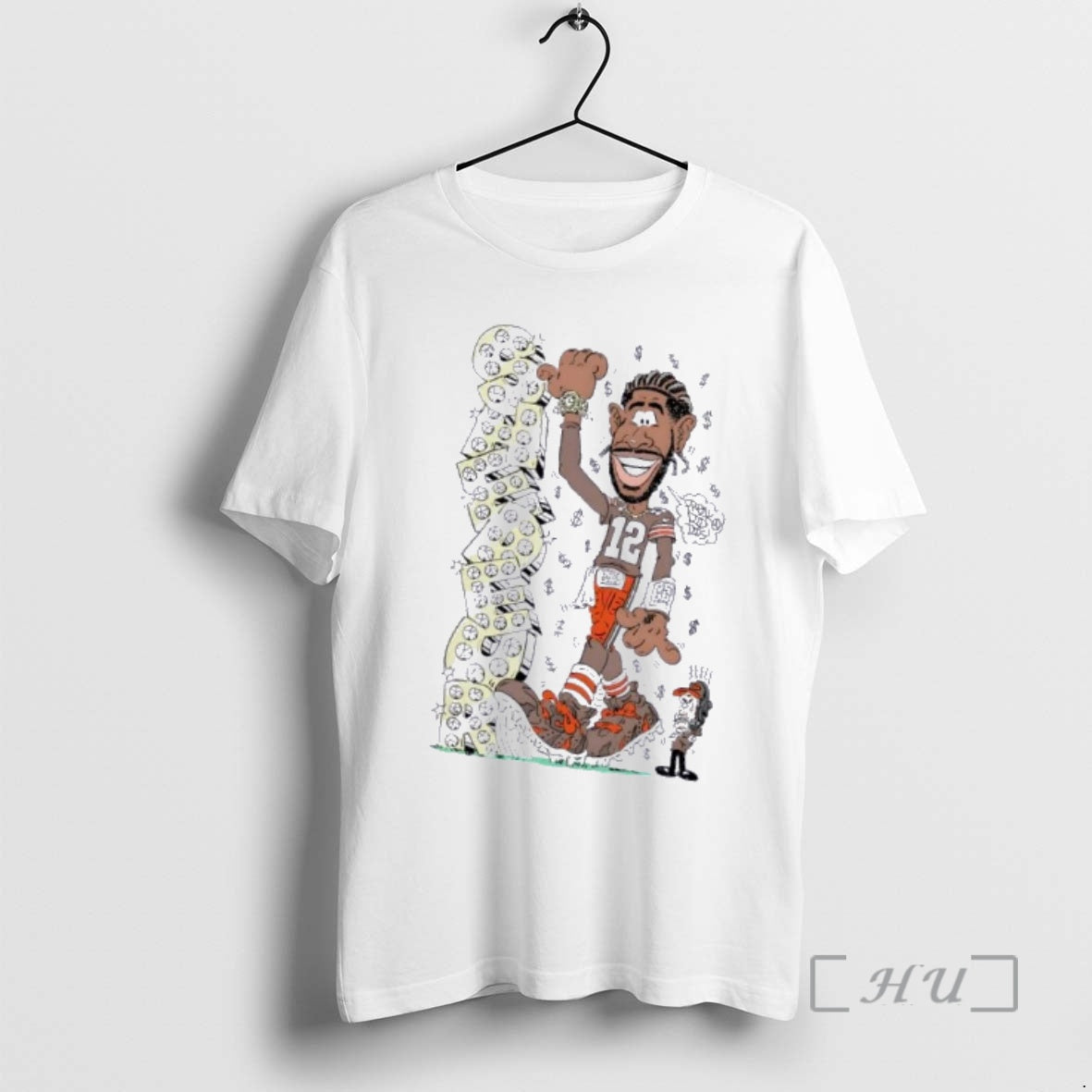 Officials Shedeur Sanders Cleveland Browns Football Caricature