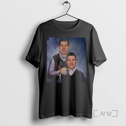 Officials Sidney Crosby And Evgeni Malkin Pittsburgh Penguins Hockey Step Brothers Vintage Premium T Shirts