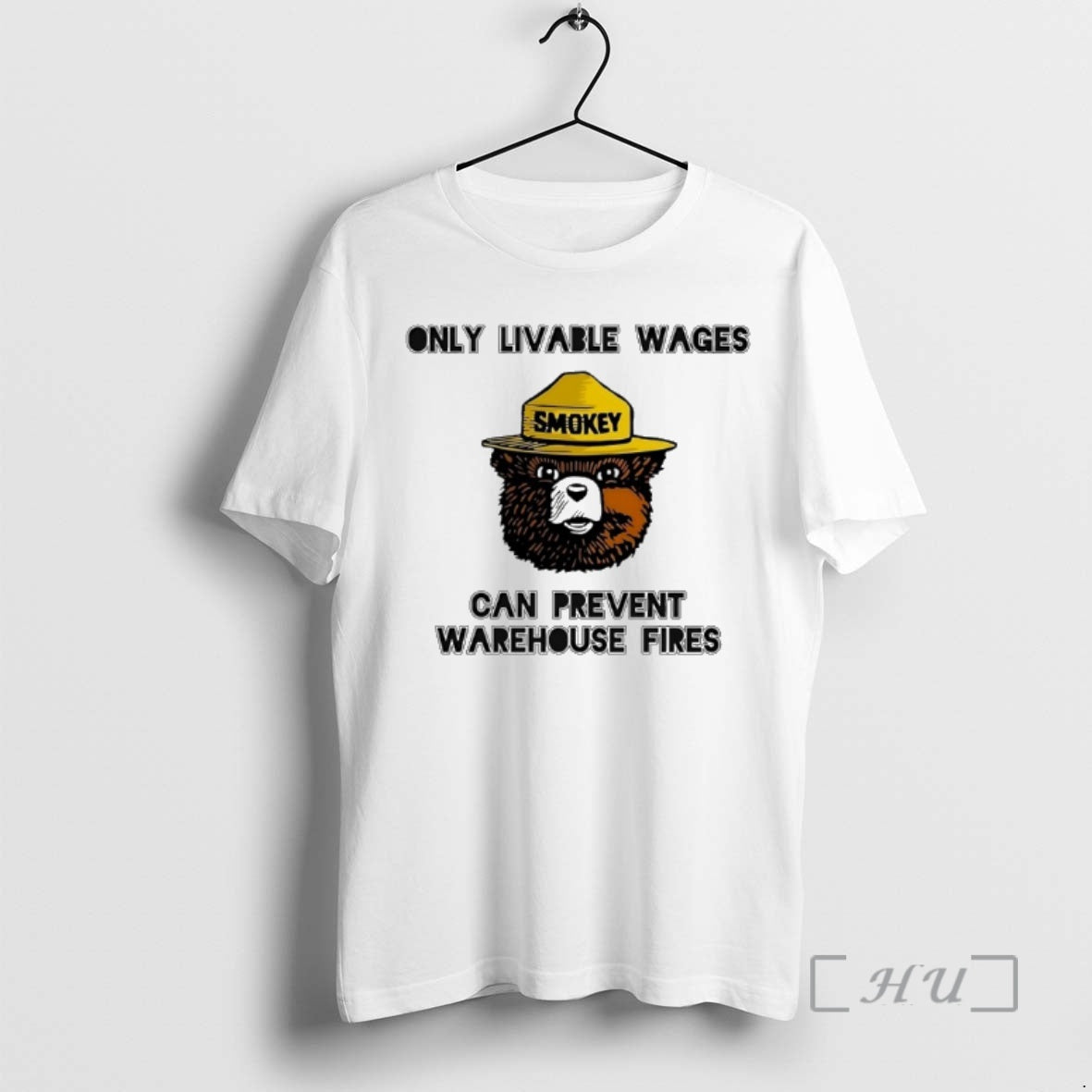 Officials Smokey Bear Only Livable Wages Can Prevent Warehouse Fires