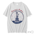 Officials Statue Of Liberty New York City Americas Pastime Baseball Fireworks Premium T Shirts Sweater
