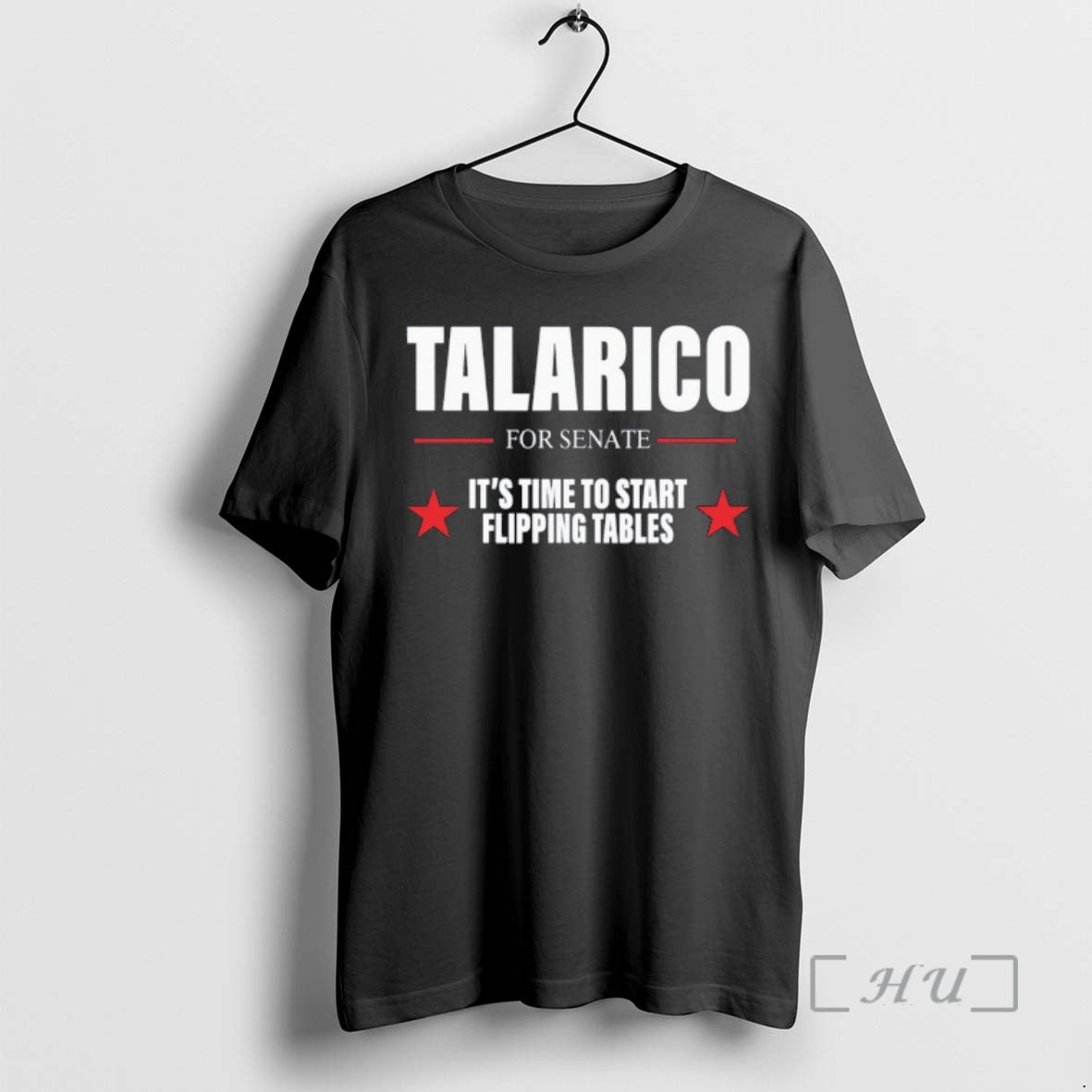 Officials Talarico For Senate Its Time To Start Flipping Tables 2026 Text Premium T Shirts