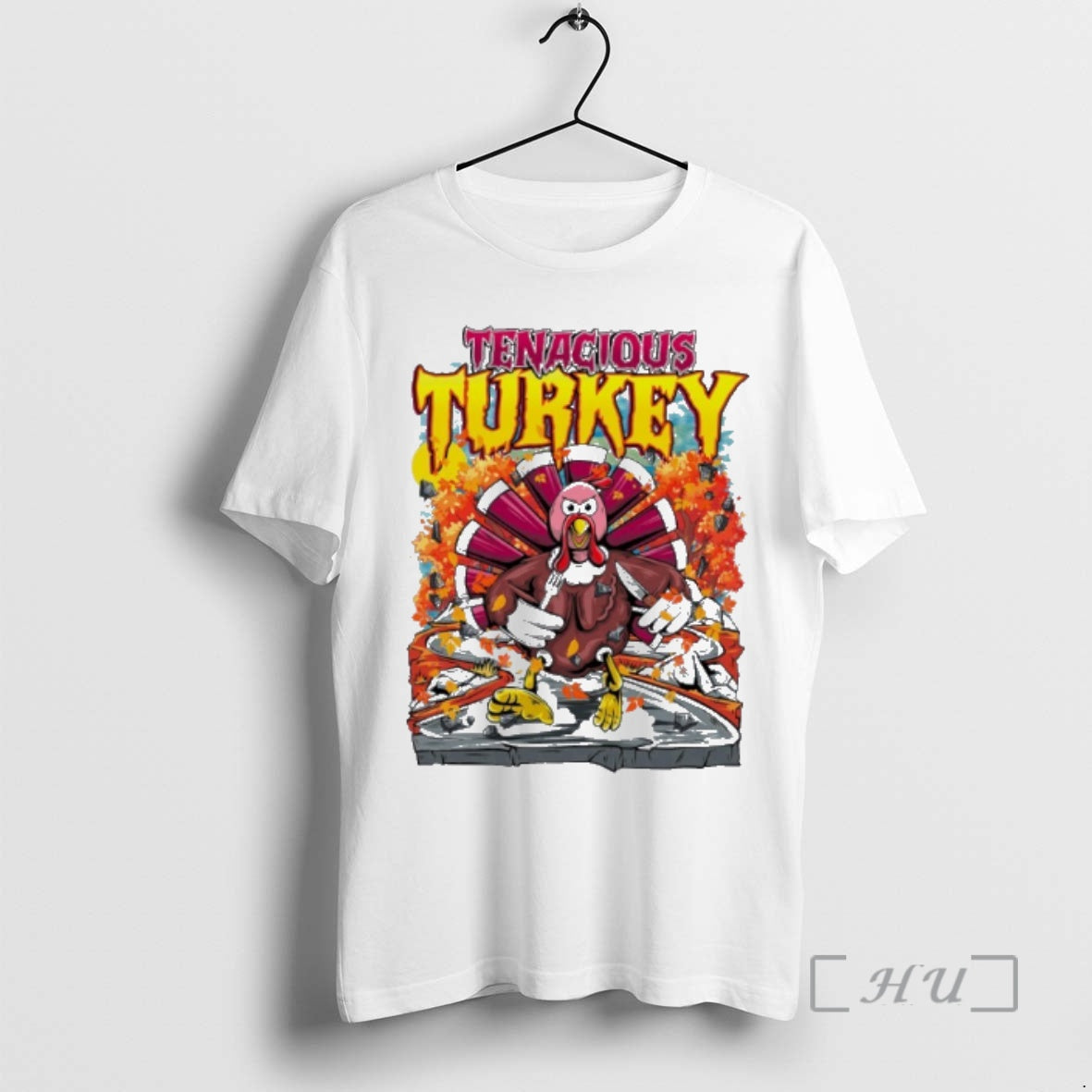 Officials Tenacious Turkey Character Graphic