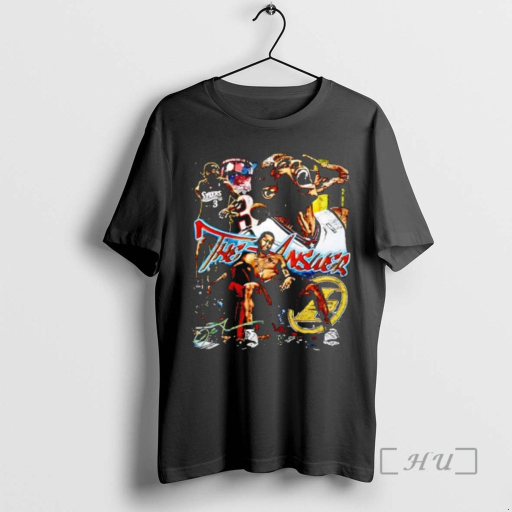 Officials The Answer Allen Iverson Philadelphia 76ers Basketball Graphic