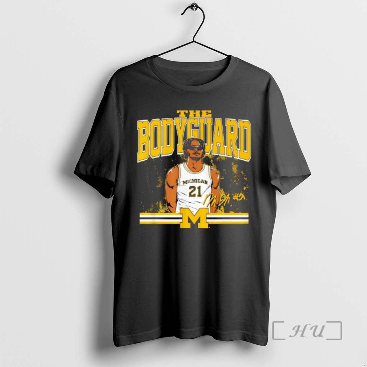 Officials The Bodyguard Morez Johnson Jr Michigan Wolverines Signature