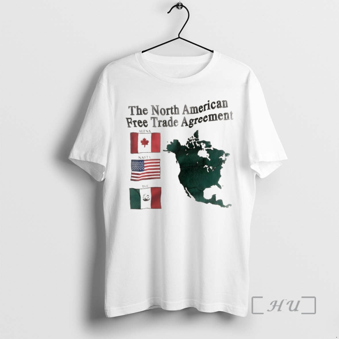 Officials The North American Free Trade Agreement Alena Nafta Tlc Flag Premium T Shirts Sweater