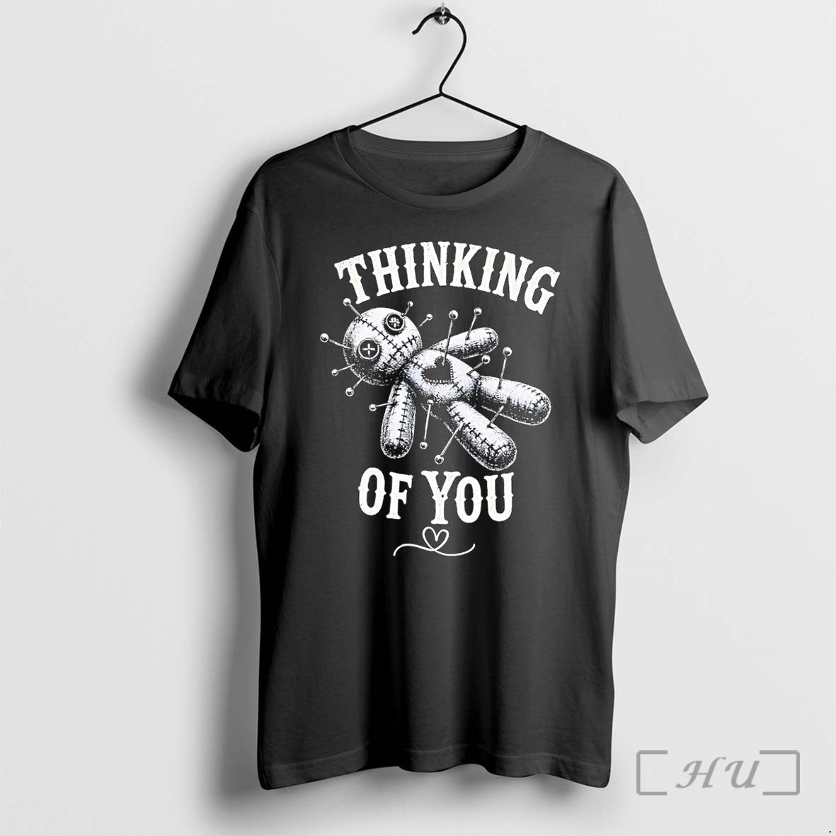 Officials Thinking Of You Voodoo Doll Cotton Black