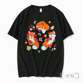 Officials Three Cute Foxes With Forest Premium T Shirts Sweater Hoodie Jpg